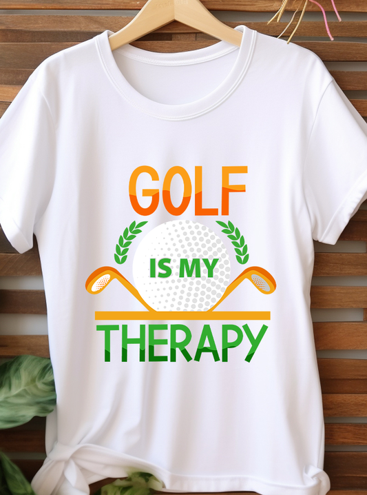 Golf Is My Therapy - Golf - DTF Transfer