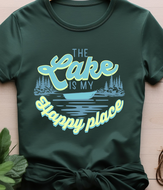 The Lake is My Happy Place - Lake Life - DTF Transfer