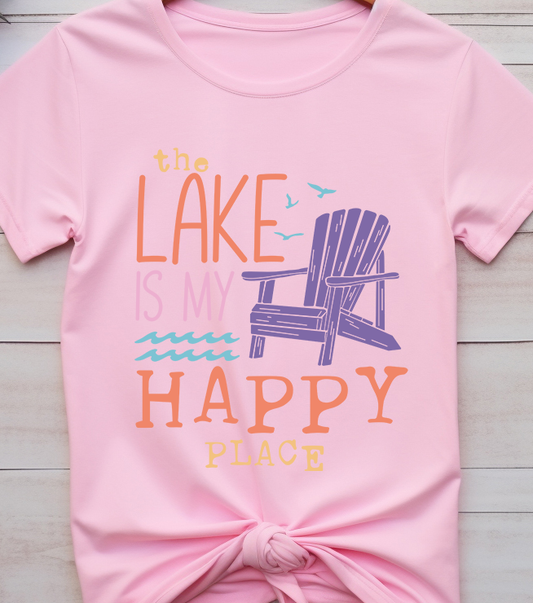 The Lake is My Happy Place - Lake Life - DTF Transfer