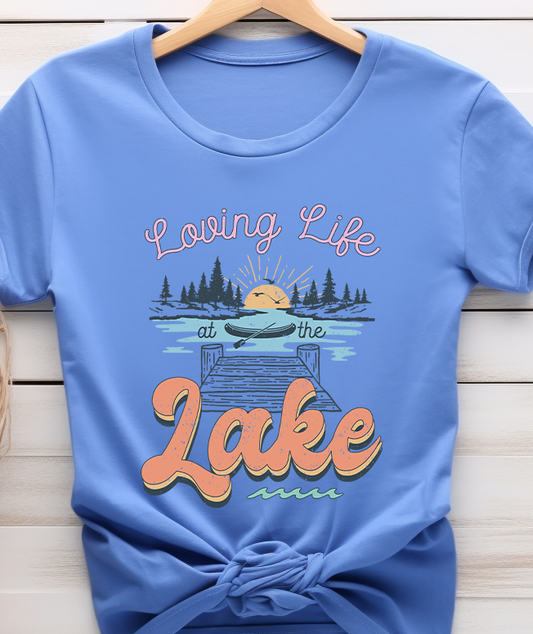 Loving Life Lake - Lake Life - DTF Transfer