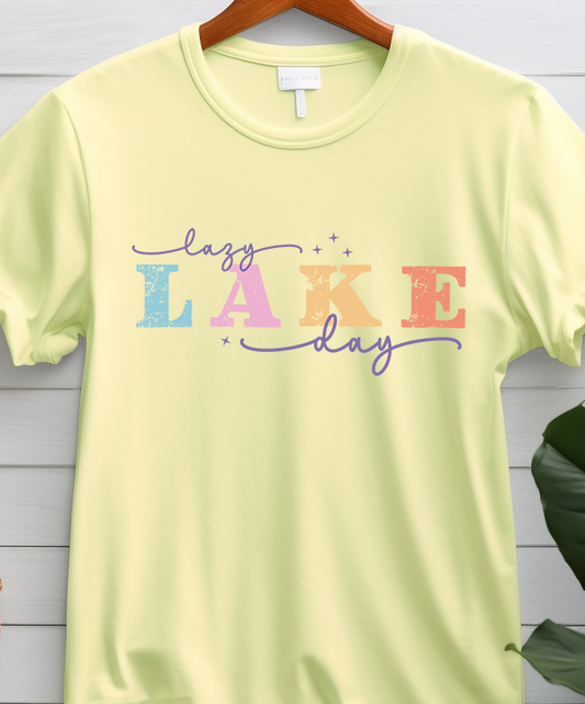 Lazy Lake Day - Lake Life - DTF Transfer