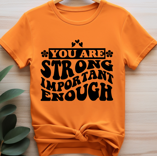I am stronger than I feel -  Mental Health - DTF Transfer