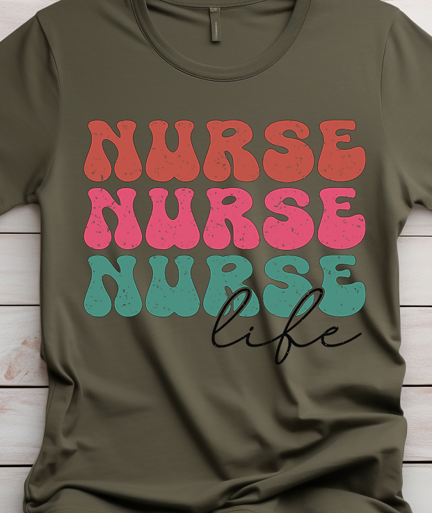 Nurse life - Nurse - DTF Transfer