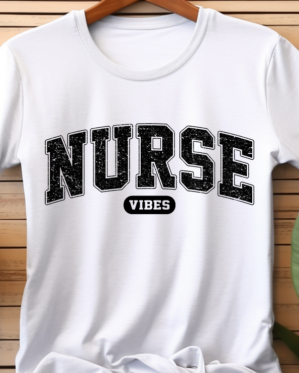 Nurse Vibes - Nurse - DTF Transfer