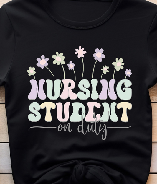 Nursing Student On Duty - Nurse - DTF Transfer