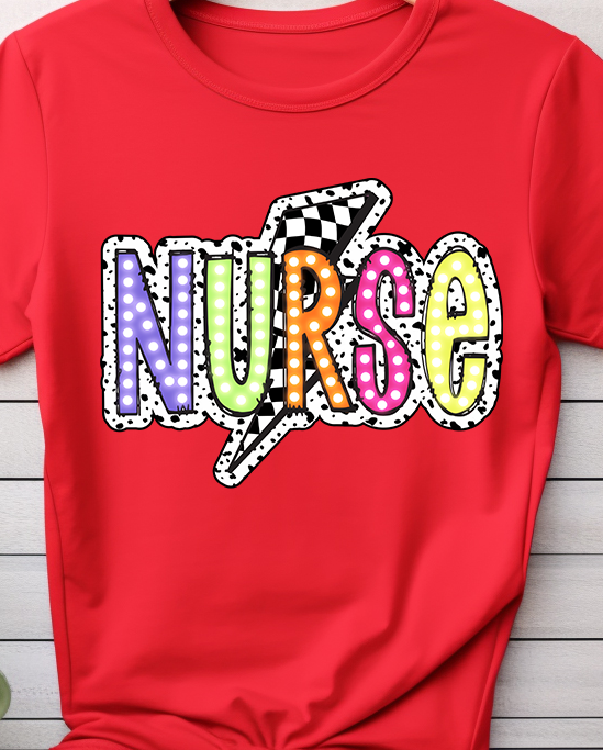 Nurse Distressed Retro - Nurse - DTF Transfer