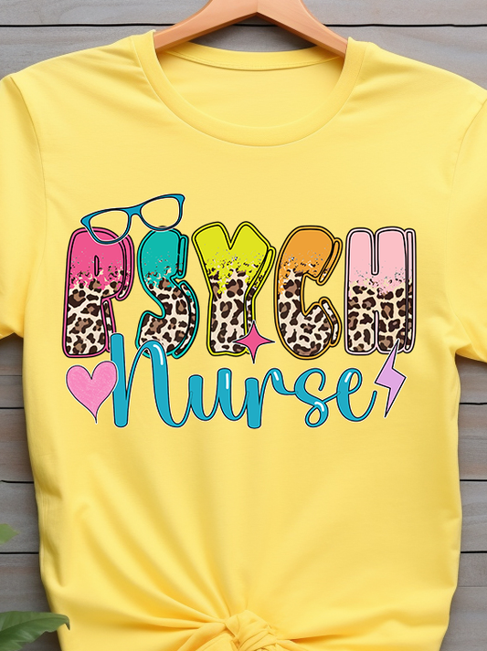 Psych Nurse Retro - Nurse - DTF Transfer