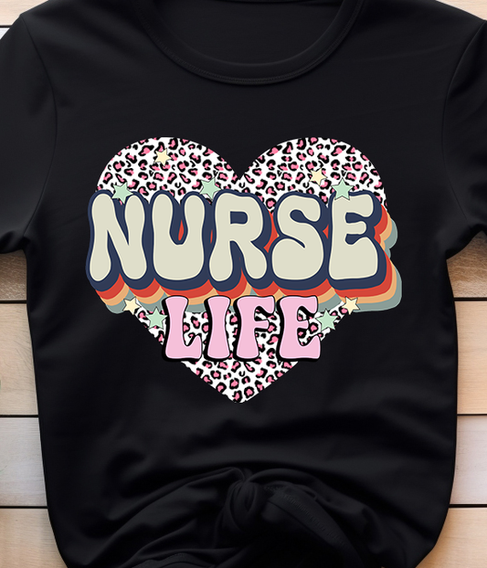 Nurse Life Retro - Nurse - DTF Transfer