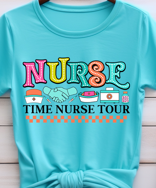 Time Nurse Tour - Nurse - DTF Transfer