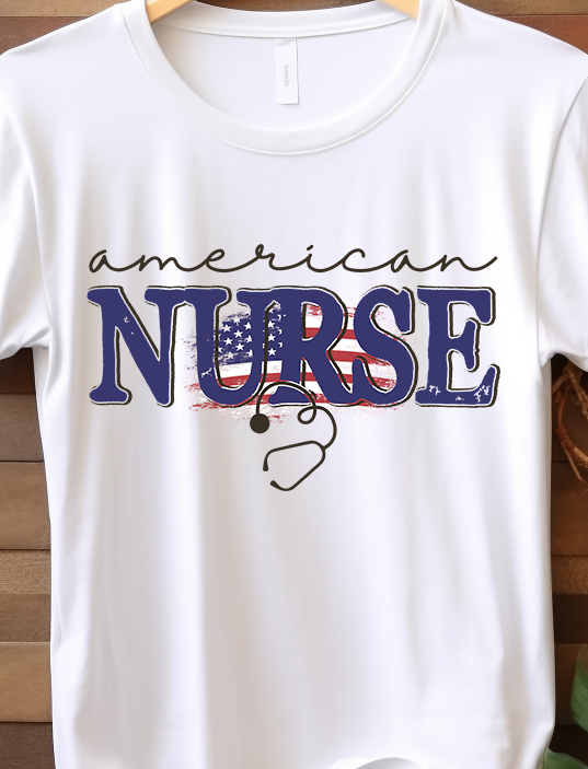 American Nurse - Nurse - DTF Transfer