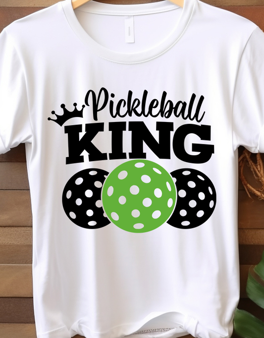 Pickleball King - Pickle Ball - DTF Transfer