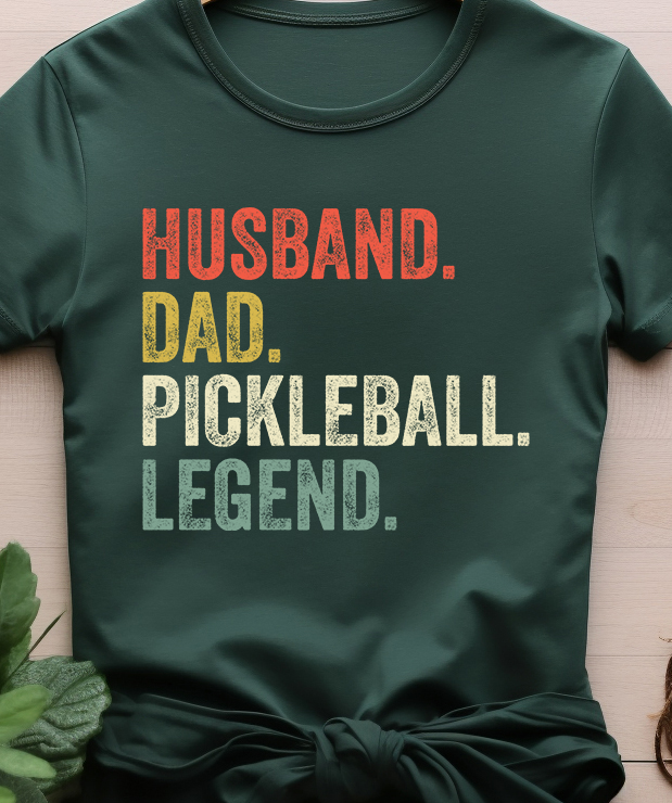 Husband Dad Pickleball Legend - Pickle Ball - DTF Transfer