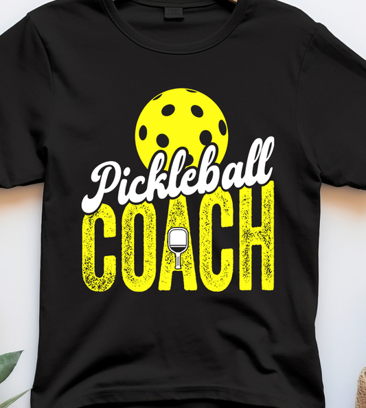 Pickleball Coach - Pickle Ball - DTF Transfer