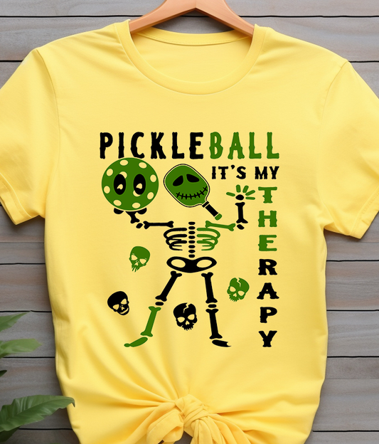 Pickleball It's My Therapy - Pickle Ball - DTF Transfer