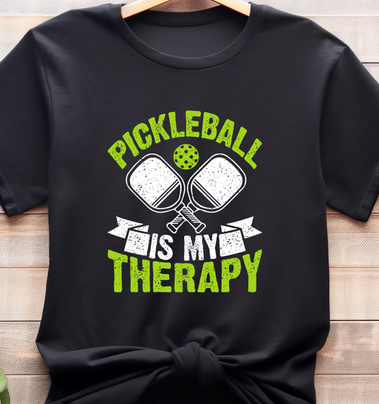 Pickleball Is My Therapy - Pickle Ball - DTF Transfer