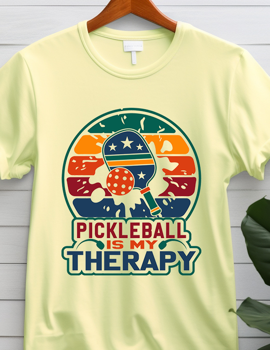 Pickleball is My Therapy - Pickle Ball - DTF Transfer