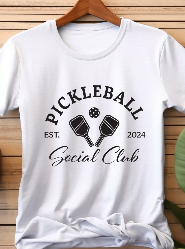 Pickleball Social Club - Pickle Ball - DTF Transfer