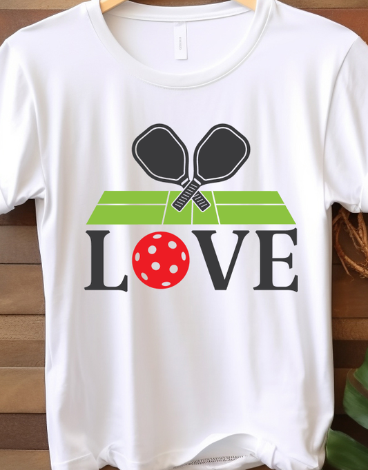 Love Pickleball - Pickle Ball - DTF Transfer