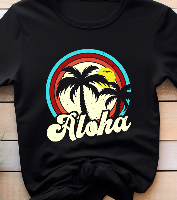 Aloha Springs - Surfing - DTF Transfer