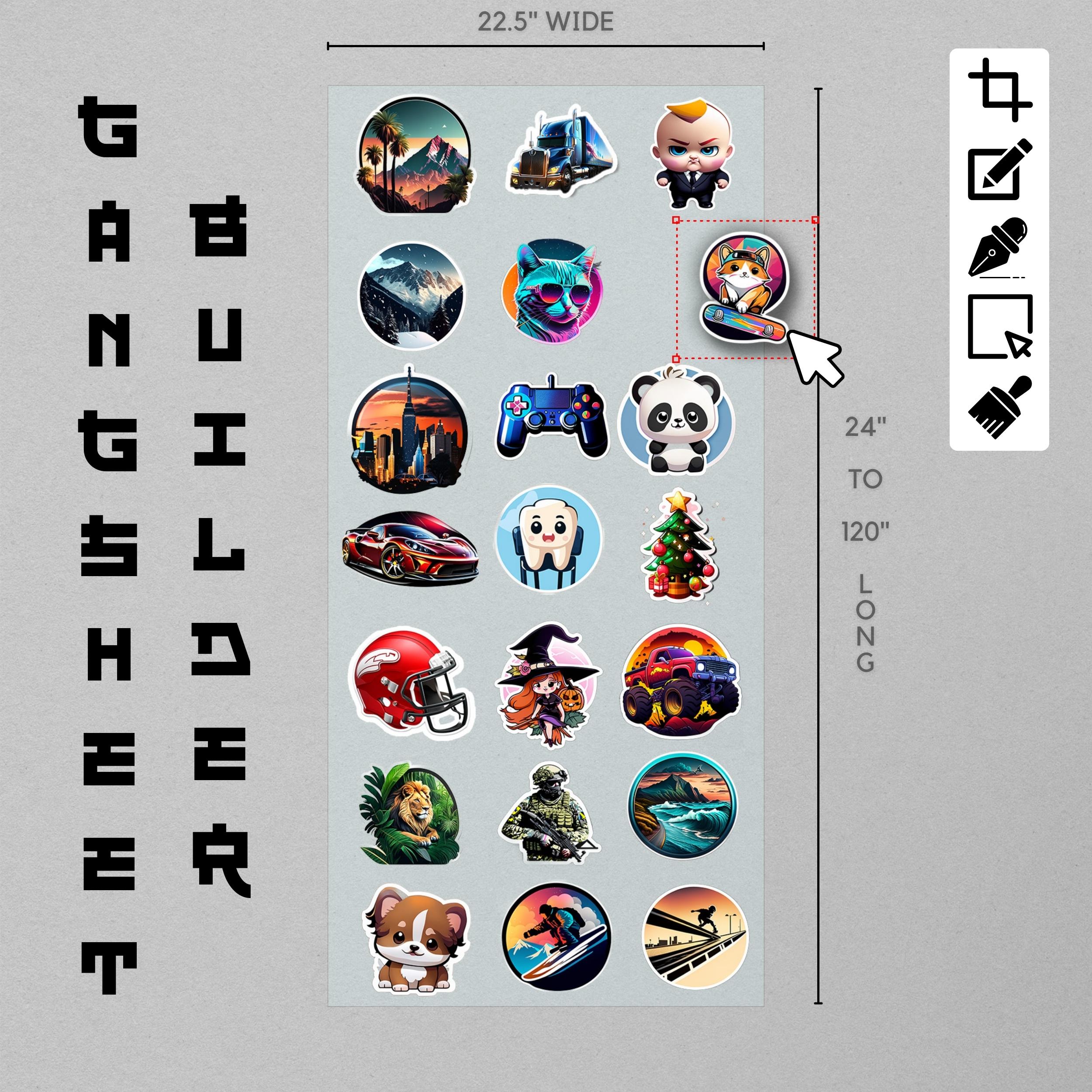 EZ Decals (UVDTF) - Online Gang Sheet Builder – Goat Transfers