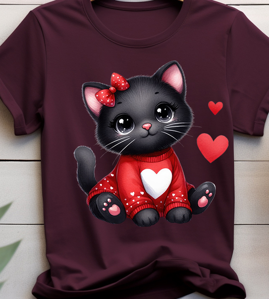 Cat - Valentine’s Day - DTF Transfer